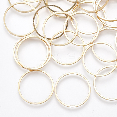 Brass Linking Rings KK-T037-01KC-NF-1