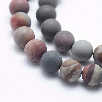 Natural Ocean Agate/Ocean Jasper Beads Strands G-G716-02-4mm-1