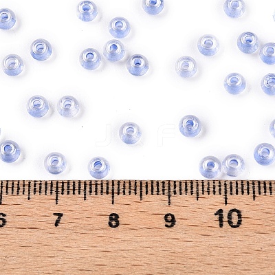 6/0 Transparent Inside Colours Glass Seed Round Beads X1-SEED-N006-004E-1