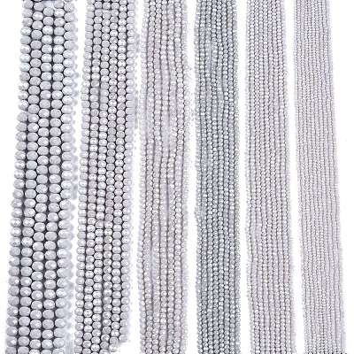 Electroplate Glass Beads Strands LS-EGLA-A044-P1mm-A19-1