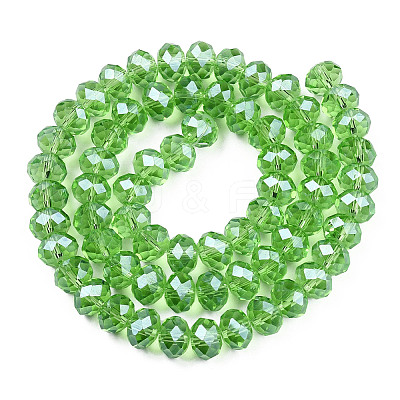 Electroplate Glass Beads Strands EGLA-A034-T10mm-A15-1