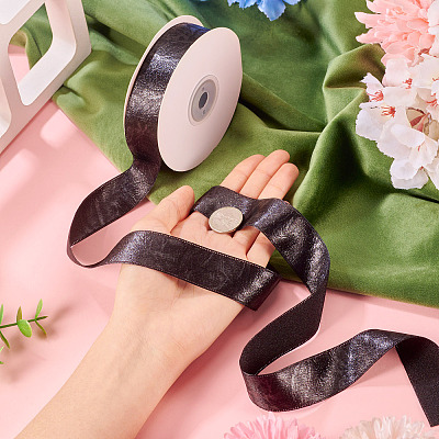 1 Roll Imitation Leather Polyester Ribbon LC-TA0001-02F-1