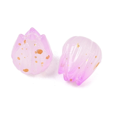 Opaque Acrylic Beads OACR-G054-04D-1