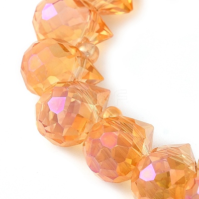Electroplate Glass Beads Strands EGLA-D030-17M-1