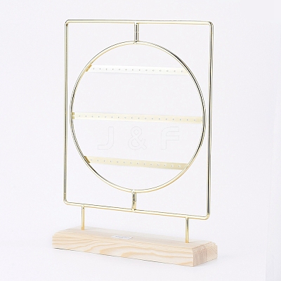 Rotating Iron 3-Tier Earring Display Stand EDIS-E025-01-1