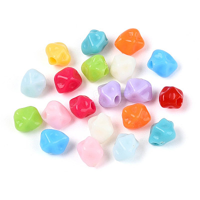 Opaque Acrylic Beads SACR-T035-14M-1