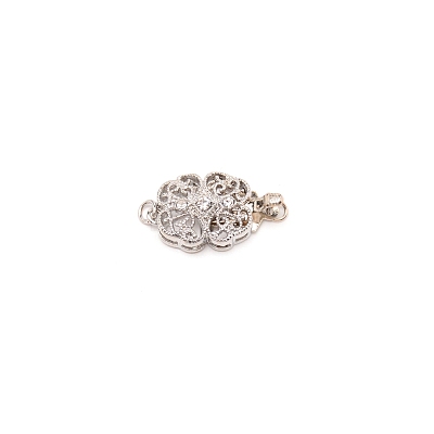 Brass Rhinestone Box Clasps KK-WH0045-05P-1