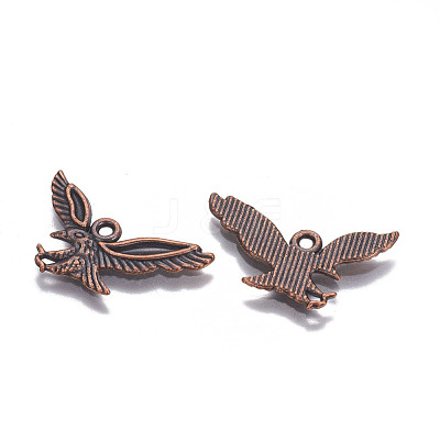 Tibetan Style Alloy Pendants PALLOY-F250-10R-1