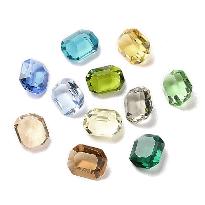 Pointed Back Glass Rhinestone Cabochons GLAA-B012-17A-1