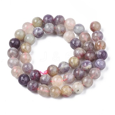 Natural Purple Red Tourmaline Beads Strands G-N327-02B-01-1