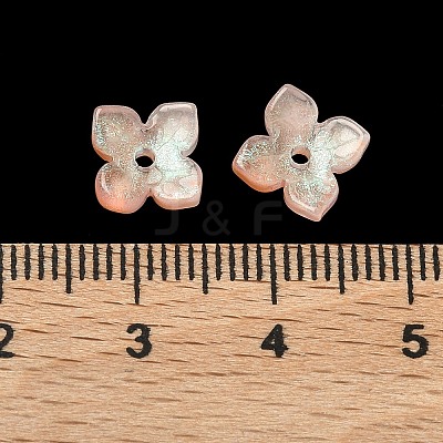 Dyed & Heated Glass Bead Caps GLAA-Z019-01I-1