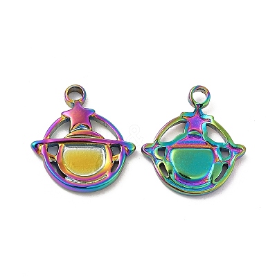 Ion Plating(IP) 304 Stainless Steel Pendants STAS-B032-31MC-1