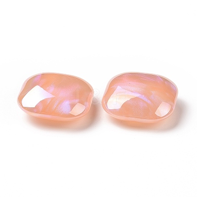 Opaque Acrylic Beads OACR-A010-10A-1