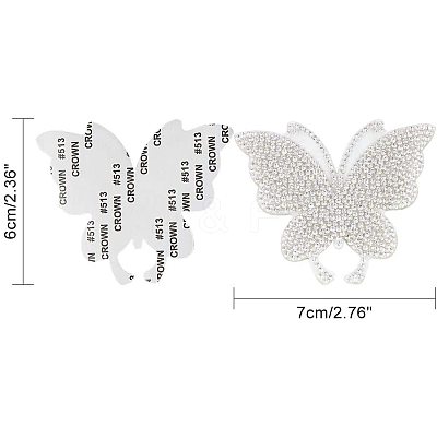 Iron On Rhinestone Glue Sheets DIY-NB0002-95-1