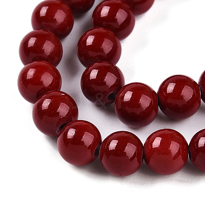 Synthetic Turquoise Beads Strands G-A255-A04-02A-1
