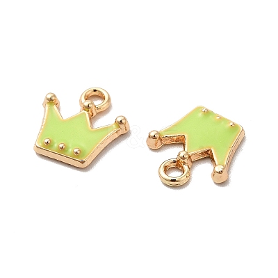 Alloy Enamel Pandants ENAM-K067-53KCG-08-1