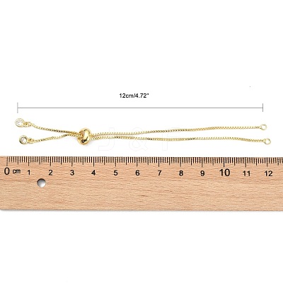 Rack Plating Brass Chain Bracelet Making KK-A142-017G-1
