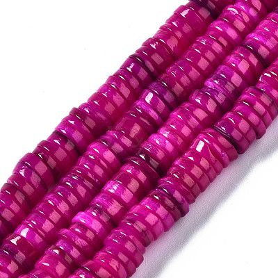 Natural Freshwater Shell Beads Strands SHEL-Q024-001F-1