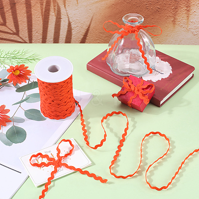 2 trands Polyester Wave Bending Fringe Trim OCOR-GF0003-02A-1