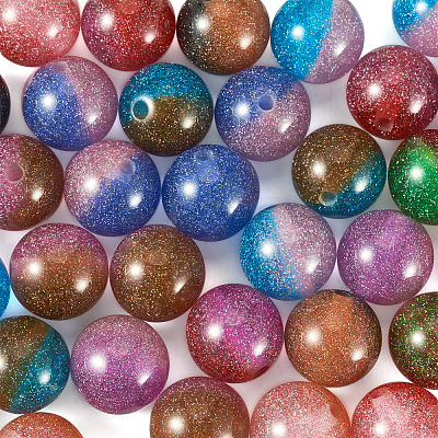20Pcs 10 Colors Cat Eye Beads FIND-TA0009-88-1