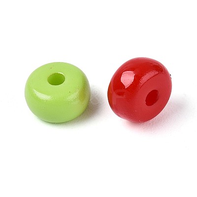 Opaque Acrylic Beads OACR-N139-10-1