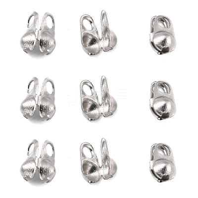 Tarnish Resistant 304 Stainless Steel Smooth Surface Bead Tips X-STAS-D150-01P-1