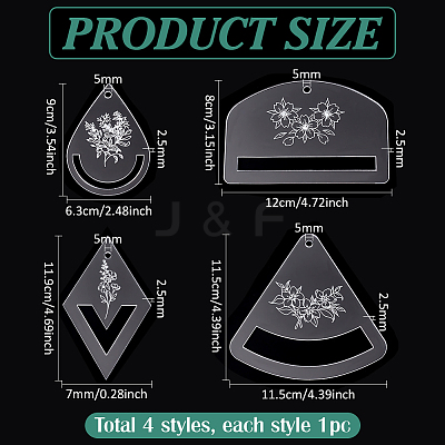 Acrylic Sewing Tool DIY-PH0028-45B-1
