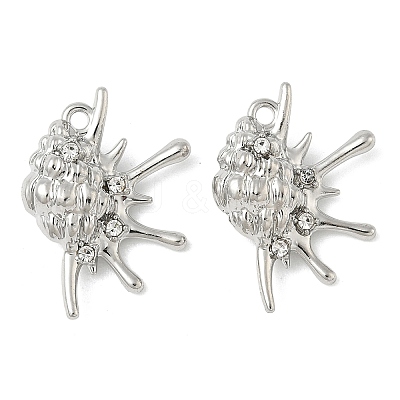 Alloy Rhinestone Pendants FIND-L025-08P-1