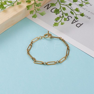 304 Stainless Steel Figaro Chain Bracelets BJEW-JB05838-1