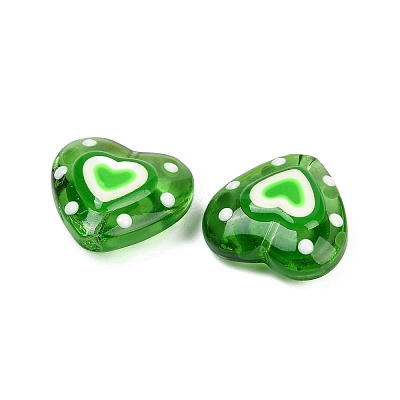 Handmade Lampwork Beads Strands LAMP-R004-06B-07-1