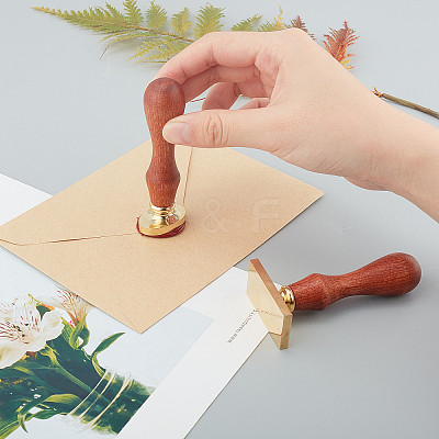 Wax Seal Stamp Set AJEW-WH0212-322-1