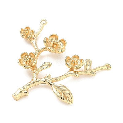 Spring Brass Pendants KK-G601-06G-05-1