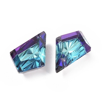 Embossed Glass Rhinestone Pendants GLAA-J101-01B-001BB-1