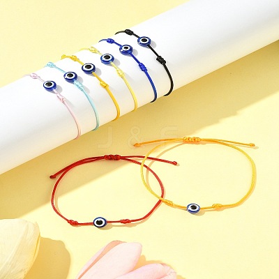 8Pcs Nylon Thread Bracelets BJEW-FS00019-1