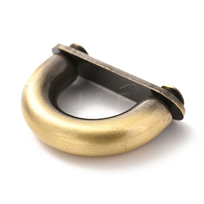 Zinc Alloy D Clasps PALLOY-A068-02AB-1