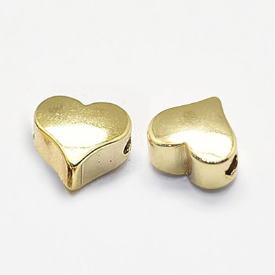 Long-Lasting Plated Brass Beads KK-K193-082G-NF-1