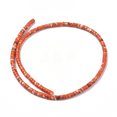 Synthetic Imperial Jasper Beads Strands G-F631-A24-03-1