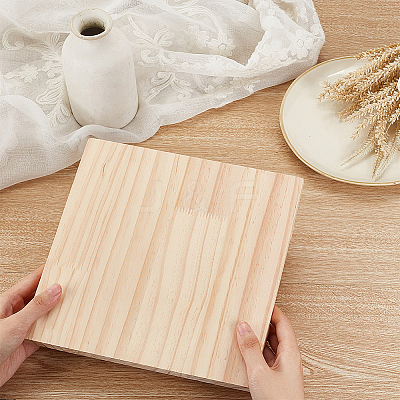 Wooden Clay Board Mat Mud Board WOOD-WH0030-68-1