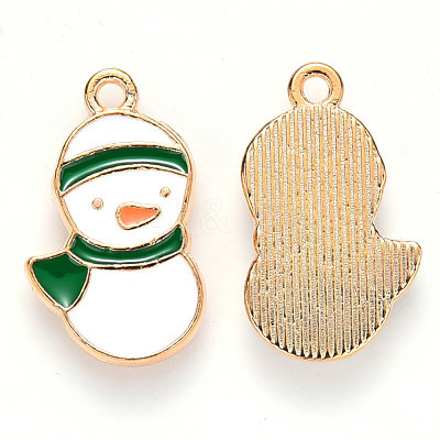Alloy Enamel Pendants X-ENAM-S121-016B-1