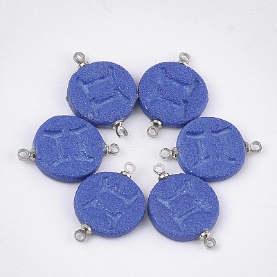 Handmade Porcelain Links connectors PORC-T002-124A-1