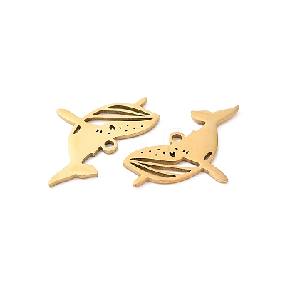 201 Stainless Steel Pendants STAS-I199-D04-G-1