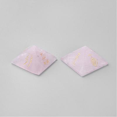 Natural Rose Quartz Display Decorations G-Q481-65-1