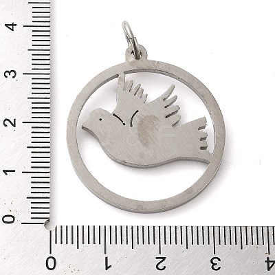 Non-Tarnish 304 Stainless Steel Pendants STAS-C086-05I-P-1