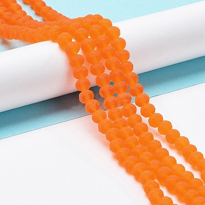 Transparent Glass Beads Strands LS-EGLA-A044-T1mm-MD25-1