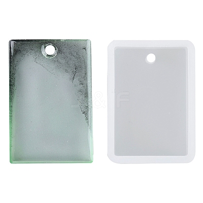 Rectangle Pendant Silicone Molds DIY-K047-02-1