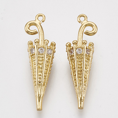 Brass Pendants KK-T035-17-1