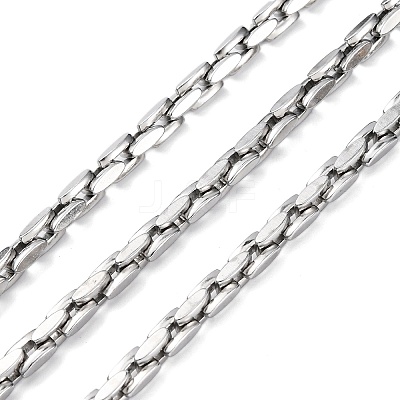 304 Stainless Steel Boston Link Chains STAS-P386-05C-P-1