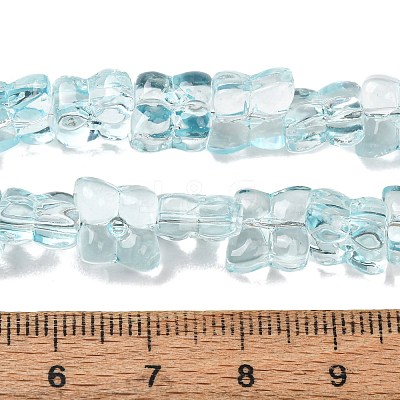 Transparent Glass Beads Strands GL-CBAAE04-01C-1