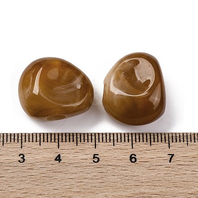 Two Tone Opaque Acrylic Beads MACR-Z002-01A-1