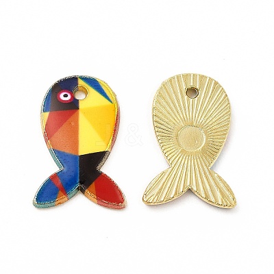 Rack Plating Alloy Pendants FIND-H043-05LG-1